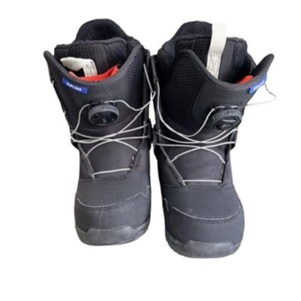 2023 Burton Kids Zipline BOA Snowboard Boots Size 5K Black